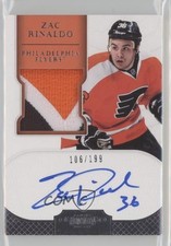 2011-12 Panini Dominion Rookie 106/199 Zac Rinaldo #165 Patch Auto 4f5