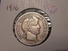 1916 BARBER DIME VF + XF POPULAR DATE SHIPS FREE