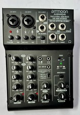 Ammoon AGM04 4-Kanal Mischpult Mini Digital Mixer USB output Metal Gehäuse