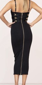 NEW WITH TAGS Agent Provocateur Veira Bodycon Dress Black Size UK 10 MSRP $1440