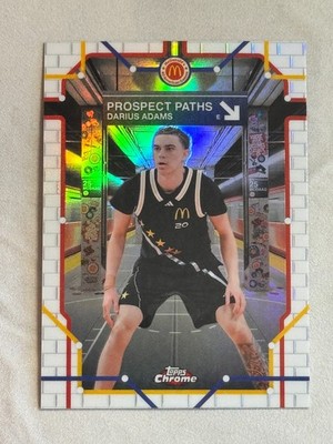 2025 Topps Chrome McDonald's All-American Prospect Paths Refractor Darius Adams
