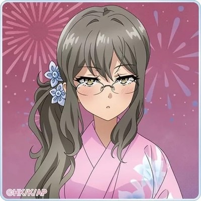 Seal/Sticker Rio Futaba (Yukata ver) Original Illustration Acrylic Sticker