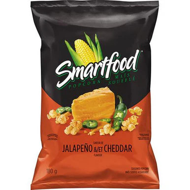 Smartfood Jalapeno & Cheddar Popcorn - 180g (6.3oz)