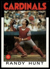 1986 Topps #218 Randy Hunt