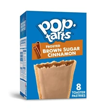 Pop Tarts Frosted Brown Sugar Cinnamon Pastry 13.5oz Pack of 1 Snacks for Kids