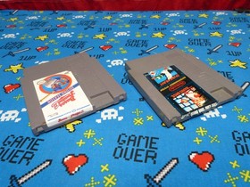 Super Mario Bros. Duck Hunt Bases Loaded II (NES) Lot of 2 Tested