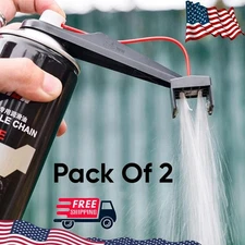 pack 2 Motorcycle Chain Lube Oiler Lubricant Straw Holder Positioner Applicator