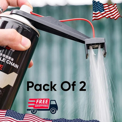 #ad #ad pack 2 Motorcycle Chain Lube Oiler Lubricant Straw Holder Positioner Applicator $8.57