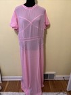 Choosy Maxikleid Größe 18 Rosa Neu mit Etikett durchsichtige Hemdärmel