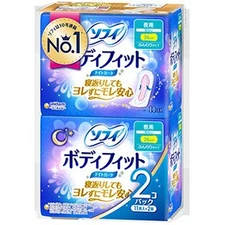 Unicharm Sofy Body Fit Wingless 26cm 11pc x 2 Pack Pads