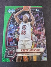 Bowman University Chrome Raven Johnson Green Shimmer Parallel Indiana Fever RC
