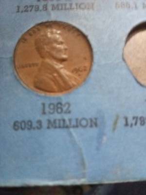 1962 Wheat Penny No Mint Mark