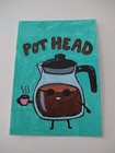 ACEO original "Pot Had" funny tiny art painting by Tiffany Noel  — photo 3
