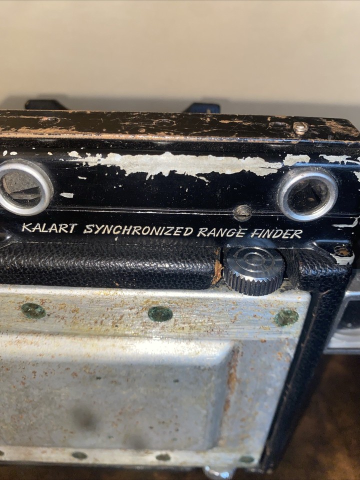 Vintage Graflex Kalart Synchronized Range Finder Camera ~ Untested | eBay