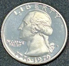 1776 - 1976 S PROOF SILVER WASHINGTON QUARTER