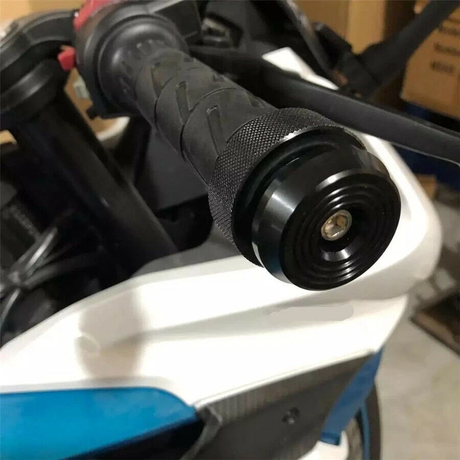Universal CNC Motorcycle Cruise Control Throttle Clamp Assist End Bar Black 2PCS - Image 4 of 4