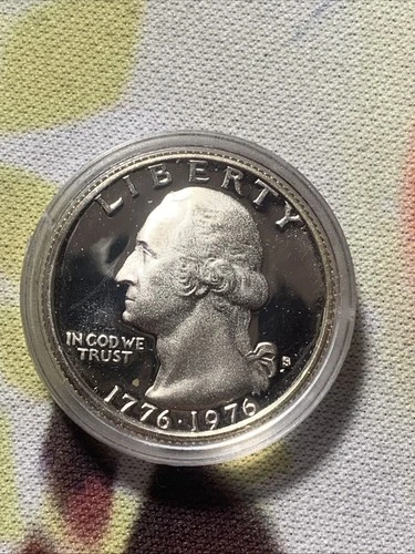 1976 S 40% Silver Washington Bicentennial Quarter US Mint Gem Proof
