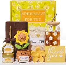 Thank You Gifts for Women-8 Pcs Teacher Appreciation Gifts, Medium, Yellow