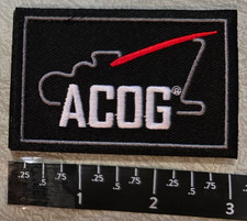 Trijicon ACOG Mirino Ottico Punto Rosso PVC Gancio Anello Morale Patch Shot Show