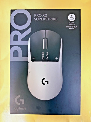 NEW Logitech - PRO X2 SUPERSTRIKE Lightweight Wireless Gaming Mouse