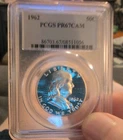 1962 Franklin PR67CAM PCGS GRADED FRANKLIN SILVER HALF DOLLAR PROOF COIN