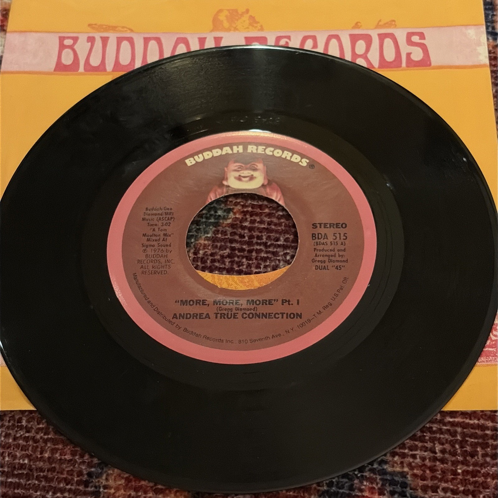 Andrea True Connection More More More 45 RPM 1976 Disco Tested