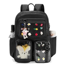 Prokva Ita Bag Pin Display Backpack with Insert, Kawaii Aesthetic Backpack wi...