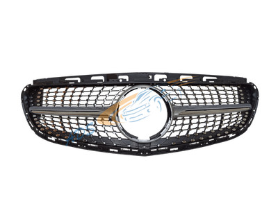 Mercedes-Benz W212 E-Class 2013 - 2015 Kühlergrill Diamond Silber Ohne Kamera