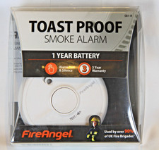 Boxed and Unused Fire Angel Toast Proof Smoke Alarm