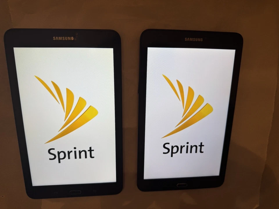 Samsung Galaxy Tab E T377P 16GB 8" 4G LTE WiFi  Sprint Only Good LOT X 4 - Image 2 of 4