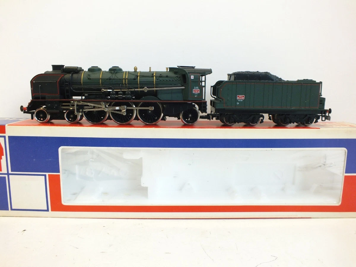 Locomotive Jouef HO Far West – Échelle HO – État D'occasion (manque Pare-buffle) – Testée