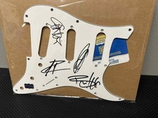 Guitar Pickguard Signed by All 4 Members of Creed Scott Stapp