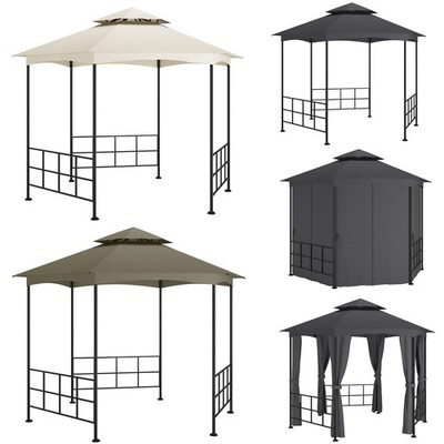Gartenpavillon Pavillon Gartenzelt mit Seitenwänden Outdoor-Events Sonnenschutz