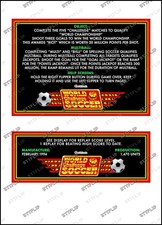 Gottlieb World Challenge Soccer 94 Cartes Instructions Flipper Custom Pinball V1