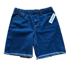 BDG Urban Outfitters Women's Frayed Hem Denim Shorts Size 29 NWT Indigo