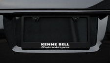 Kenne Bell Supercharged Black Metal License Plate Frame With Hardware