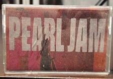 Pearl Jam Ten Vintage Original Cassette Tape 1991 Epic