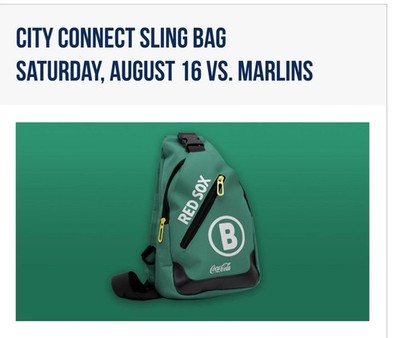 2025 Boston Red Sox City Connect SGA One Shoulder Sling Bag Backpack NEW 8-16-25