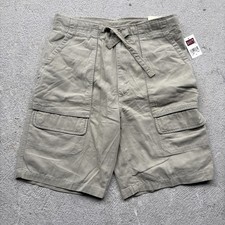 Woolrich Journey Shorts Men's 33 Khaki Cargo Nature Outdoor 100 Cotton NWT