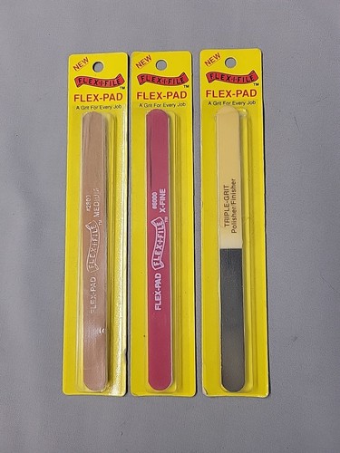 3 Flex-Pad Flex-i-File Medium X-Fine Triple-Grit