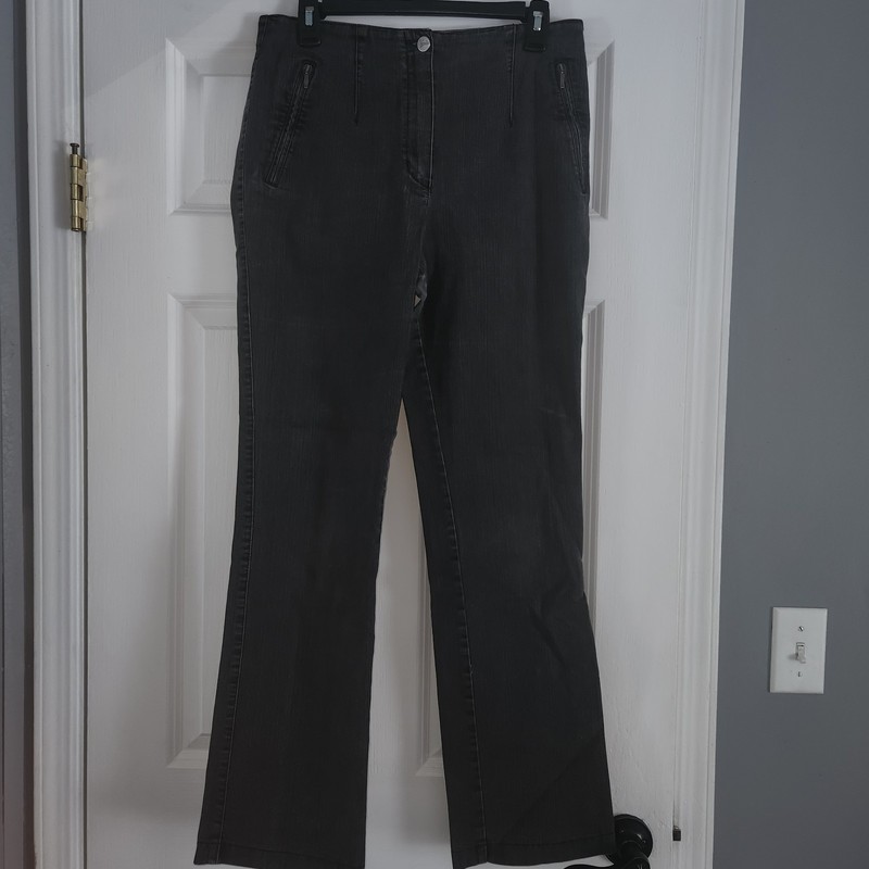 Vanilla 30" Waist Black / Gray Jeans Large Size 10