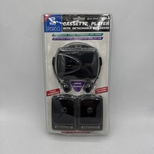 Vintage Lenoxx Sound AM/FM Stereo Cassette Player Speakers Model 899 New 199y