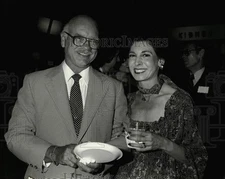 1979 Press Photo Dr. Pascal Clarke and Margaret Lanier shown at Houston event.