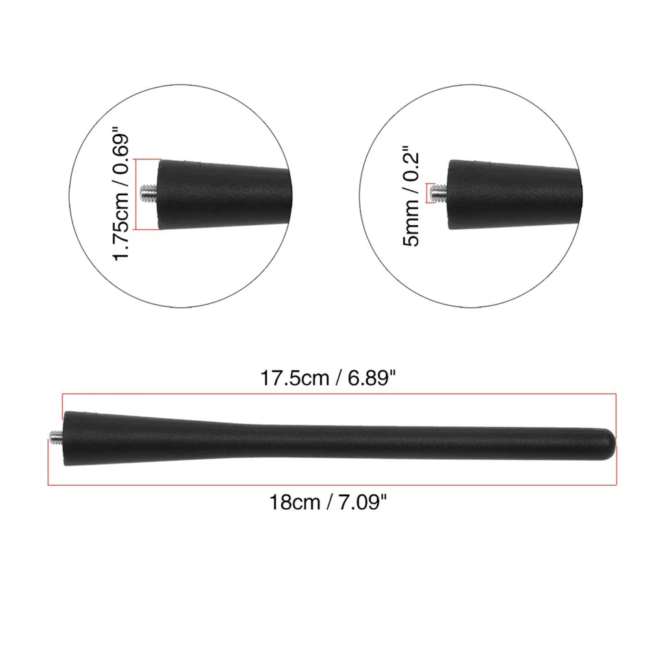 Antena aérea de radio para automóvil de vehículo 39151-SWA-305 para Acura MDX 2003 2004 negra Foto 3 de 4