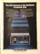 PRINT AD 1980 Fuzzbuster Elite Radar Detector Electrolert New Chairman Dashboard