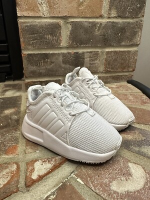 Adidas Ortholite Toddler Shoes Size 4k White No Tie - Elastic Laces - 0216  | eBay