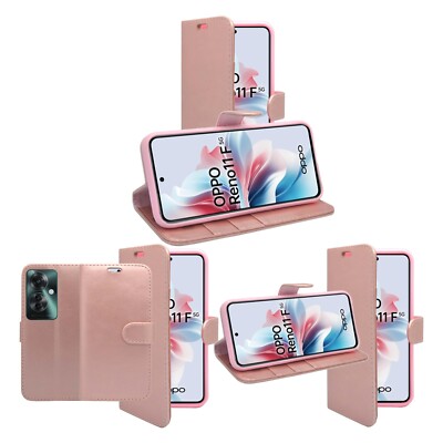 Für Oppo Reno 11F Hülle Brieftasche Flip PU Leder Ständer Kartenhalter Cover