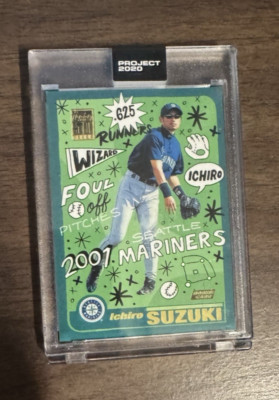2020 TOPPS PROJECT 2020 #62 ICHIRO SUZUKI - BY SOPHIA CHANG - Sealed in Case