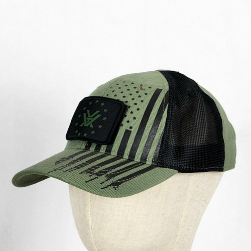 Vortex Optics Patch Freedom Isn't Free Hook & Loop Black/Green Adj Strap Hat - Picture 9 of 13