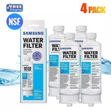 4 PACK Genuine Samsung DA97-17376B HAF-QIN/EXP REFRIGERATOR Water Filter US